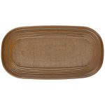 Πιατέλα Επίπεδη Οβάλ Helix Kaldi 30×16cm