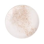 Πιάτο Ρηχό Smoky Mat Καφέ 23cm