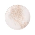 Πιάτο Ρηχό Smoky Mat Καφέ 19cm