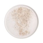 Πιάτο Επίπεδο Smoky Mat Καφέ 21cm