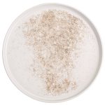 Πιάτο Επίπεδο Smoky Mat Καφέ 27cm