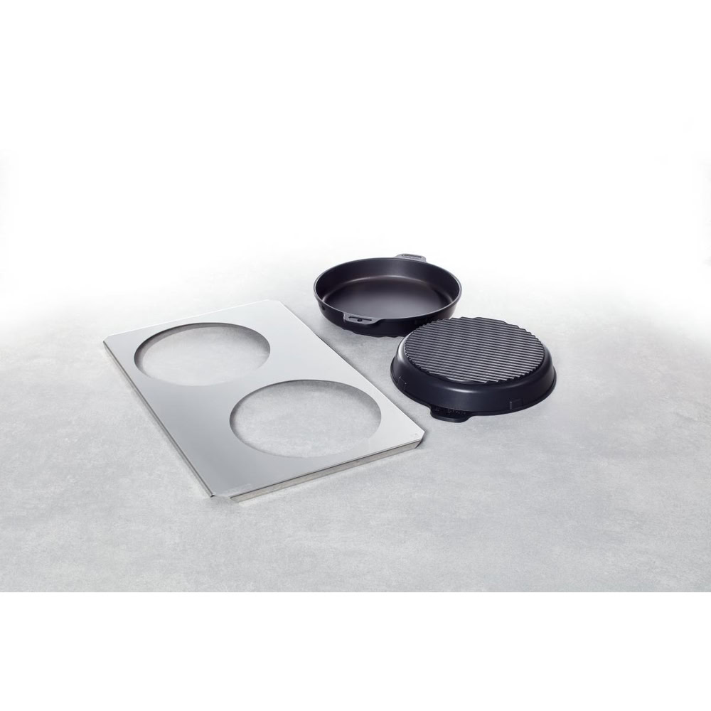 60.73.287 Roasting and baking pan, Set of large baking and roasting pans (quantity_ 2 including tray) - RAT_result Rational Σετ Βάση Στήριξης με Ταψιά 25εκ - Image 1