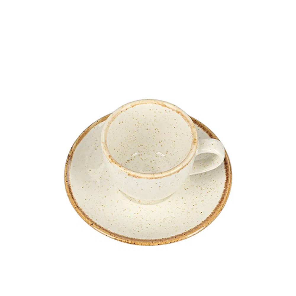 FLY-0269 Πιάτο Για Φλυτζάνι Espresso Seasons Μπεζ 12cm - Image 1