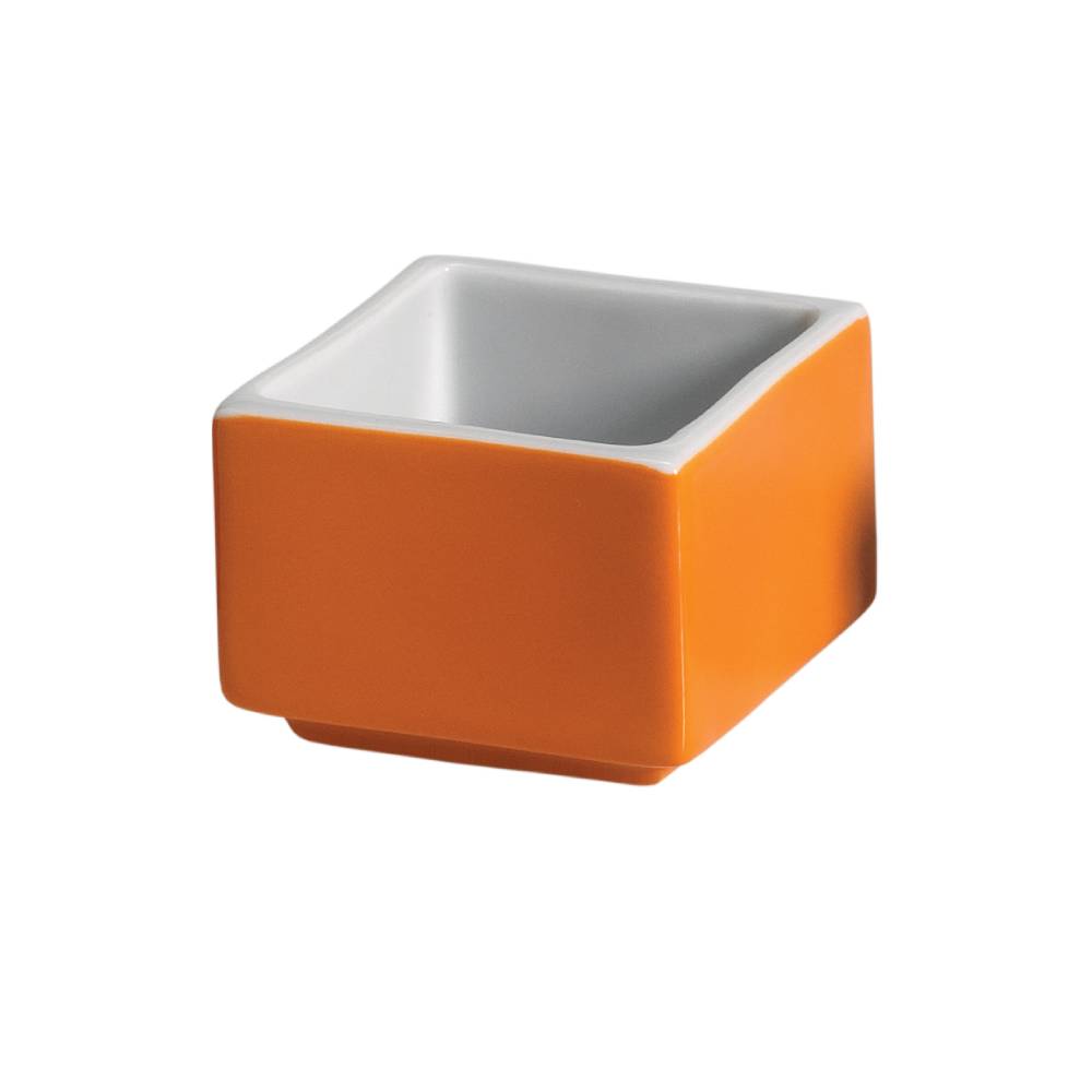 MPL-0169 Μπωλ Dip Τετράγωνο Πορτοκαλί 5cm - Image 1