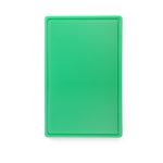 Πλάκα Κοπής Πολυαιθυλενίου Πράσινη 40x30x1,3cm με Αυλάκι