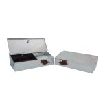 Καφεκούτι 2 Θέσεων Inox 29×15×10cm