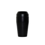 Σέικερ Inox με Σίτα Μαύρο 600ml