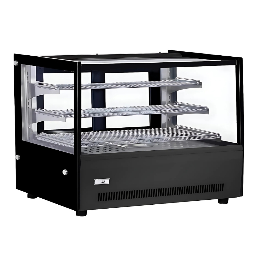 MXN-1105 Θερμαινόμενη Βιτρίνα 3 Θέσεων Dynamic GN-1200HRT Black - Image 1